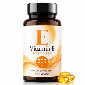 Complément Alimentaire Essentiel de Vitamine E en Gélules Molles pour Adultes, pour la Santé de la Peau et de l'Immunité - Product Image 1