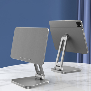 Cho <span class=keywords><strong>Apple</strong></span> <span class=keywords><strong>iPad</strong></span> kim loại Magnetic đứng chủ bàn đứng 360 xoay Tablet Đứng chủ 2024 New có thể gập lại - Product Image 6