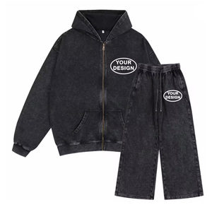 Prix abordable, survêtement pour homme, lavage à l'acide, respirant, vêtements de course, matériau, différents styles pour homme, survêtements lavés à l'acide, personnalisés - Product Image 1