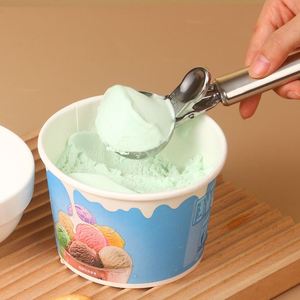 Cuchara Multifuncional Creativa de Acero Inoxidable 304 para Helado y Herramienta para Hacer Bolas de Sandía y Frutas - Product Image 5