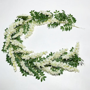 Guirnalda de Glicinia Artificial de Lujo de 200 cm, Flores Colgantes <span class=keywords><strong>para</strong></span> Decoración de Vestíbulos de Hoteles, Restaurantes, Bodas y Eventos - Product Image 2