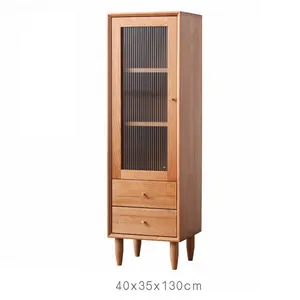 Gmart-muebles de sala de estar personalizados, estantes de almacenamiento de vino con esquinero de cristal y soporte de vidrio
