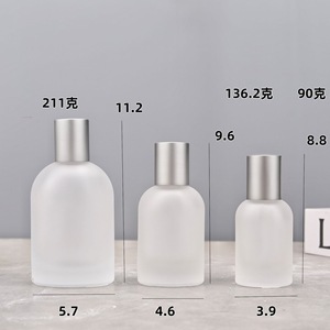 Flacons de <span class=keywords><strong>parfum</strong></span> à vaporiser 30ml 50ml 100ml – Flacons vaporisateurs givrés multi-capacités ronds vides pour <span class=keywords><strong>parfum</strong></span> - Product Image 3