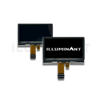 1,69 pulgadas Mono LCD LCM 128x64 DFSTN Tipo gráfico 6 en punto FPC SPI 800 Nits Transflective Graphic Type Product Módulos LCD