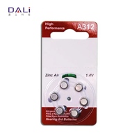 Oem/odm Zinc Air 1.4v A10/a13/a675/a312 6 pcs/pack Piles pour aides auditives Pile bouton 0 quantité minimale de commande