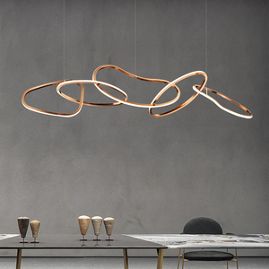 Luminaires suspendus modernes à LED pour salle à manger, cuisine, <span class=keywords><strong>Lustre</strong></span> de décoration, lampe de <span class=keywords><strong>Lustre</strong></span>, barre intérieure, luminaires suspendus - Product Image 5