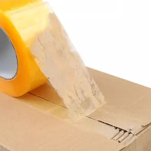 HWK OEM Strong Adhesive BOPP Trapped Tape 50m Length Single Side Waterproof Printed Application For Carton Sealing Packaging