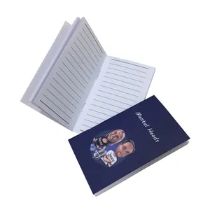 Custom Color Small Notepad Saddle Stitch Binding Mini Empty Notebook Dairy Book Printing