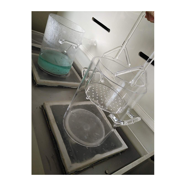 Acid Corrosion Resistant Temperature Difference Resistant Quartz Beaker for Cleaning Jewelry With Heated Acid