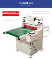 Machine à lisser les rouleaux pour la ligne de laminage de revêtements en cuir, papier ondulé et plastique