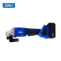 Meuleuse d'angle électrique sans fil DNLI 20V 12000 tr/min avec 3 vitesses, outils électriques sans fil pour la découpe industrielle et le bricolage