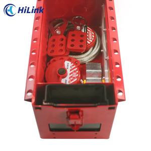 Boîte de verrouillage de gestion de groupe LOTO en métal robuste de haute sécurité Station d'étiquetage de sécurité portable avec <span class=keywords><strong>Lockey</strong></span> - Product Image 5