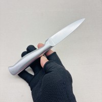Couteau à éplucher en acier 420J2 et manche creux en acier 430 pour couteau à découper les fruits