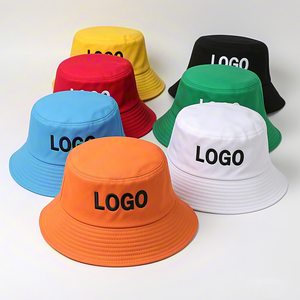 Tùy Chỉnh Bông Người Đàn Ông Phụ Nữ Thoáng Khí Xô <span class=keywords><strong>Hat</strong></span> Nâu Màu Xanh Màu Hồng Rắn Màu Sắc Có Thể Đảo Ngược Hai Bên Xô <span class=keywords><strong>Hat</strong></span> - Product Image 1