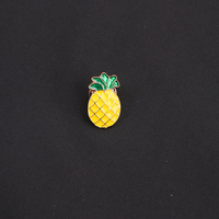 Groothandel Luxe Parel Fruit Ananas Diamant Ingelegde Broches Legering Speld Accessoires Gouden Ananas Emaille Nieuwe Bulk