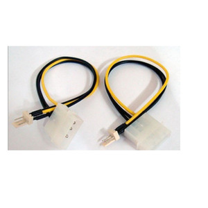 D Type Power Connector To 3 Pin <b>Fan</b> Adapter Cable For <b>Computer</b> Cooling System - Product Image 1