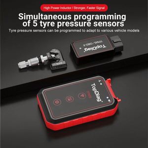 Professional <b>TPMS</b> OBDII Scanner Programming Tool Bluetooth LCD Display Supports All 315/433MHz Tire Pressure Monitoring Detector - Product Image 4