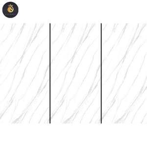 Foshan Factory Countertop Rock Slab Hoja aglomerada 3200x1600 12mm Losa de repuesto de mármol - Product Image 3