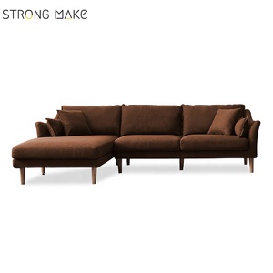De lujo de diseño moderno sofá de 2 plazas tela sofá muebles de sala - Product Image 1