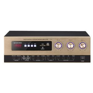 บอร์ดเครื่องขยายเสียงดีเจดิจิตอลสำหรับมืออาชีพ,2ช่อง K800 2U W 350 SD USB สำหรับคาราโอเกะซับวูฟเฟอร์ลำโพงเวทีสินค้าปี MP3 - Product Image 1