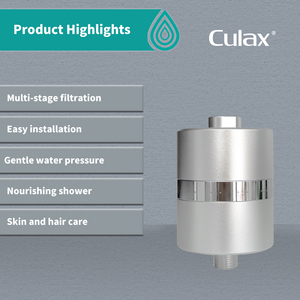 Acondicionador <span class=keywords><strong>de</strong></span> filtro <span class=keywords><strong>de</strong></span> ducha SPA <span class=keywords><strong>de</strong></span> aleación <span class=keywords><strong>de</strong></span> aluminio, uso doméstico alimentado Manual, elimina metales pesados, sedimentos, cloro residual - Product Image 2