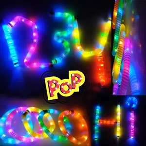 Đồ Chơi Fidget Pop Đẩy Đồ Chơi Phát Sáng Đồ Chơi Phát Sáng Đèn Led Ống Phát Sáng Phát Sáng Trong Bóng Tối Đèn Led