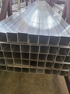 Tubo de aluminio cuadrado rectangular, 7A04, venta directa de fábrica