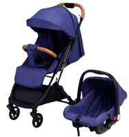 Landau multifonctionnel pour bébé Poussette de voyage de haute qualité pour bébé de luxe
