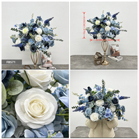 Usine de fleurs artificielles DKB, vente en gros de roses artificielles en soie, boules de fleurs d'hortensia, centres de table pour mariage