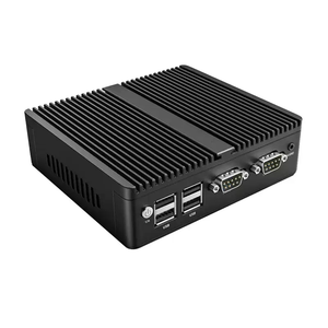 Mini PC industriel sans ventilateur BKHD J1900 N2840 J6412 i3 4005U i5 4200U double LAN double COM ordinateur embarqué - Product Image 3