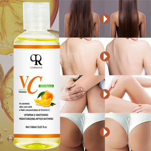 Huile corporelle hydratante et éclaircissante à la vitamine C, marque privée, vente en gros, pour homme et femme, pour une peau éclatante - Product Image 6