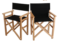 Chaise de salle à manger pliable Hangrui en bois massif durable, légère, pour usage intérieur et extérieur, style moderne pour salon et mobilier d'hôtel