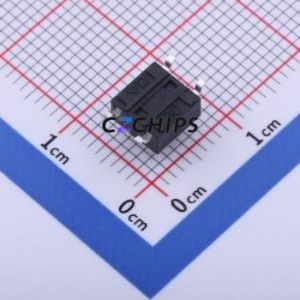 TS-1095PS-A4B3-C3D2 Tactile Switch SMD-4P,6x6mm Switch Single Pole Single Throw Round Button 2.5N Vertical Mount - Product Image 2