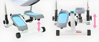 Portable Cardio Workout Réglable Mini Air Escalier Stepper Poignée Machine De Marche Cardio Formation Stepper pour La Maison Twist Stepper