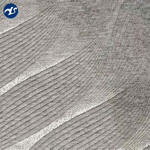 Vente directe des fabricants, tissu de matelas <span class=keywords><strong>gris</strong></span> simple 100% polyester, anti-rétrécissement, tissu de literie tricoté - Product Image 3