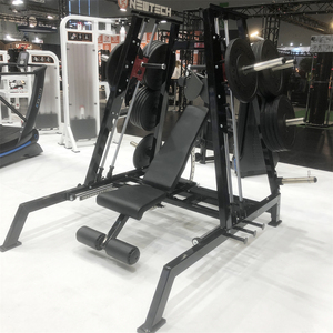 Panca Piana Professionale a Carico Libero per Esercizi di Sollevamento Pesi Multi Press per <span class=keywords><strong>Pettorali</strong></span> Power Smith a Doppio Sistema Attrezzatura da <span class=keywords><strong>Palestra</strong></span> per la Parte Superiore del Corpo - Product Image 2