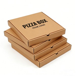 Boîte à <span class=keywords><strong>pizza</strong></span> ventilée multi-tailles recyclable, emballage alimentaire jetable pour restaurant à emporter, boîte alimentaire pour <span class=keywords><strong>pizza</strong></span> de 8/10/12 pouces - Product Image 4