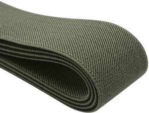 <span class=keywords><strong>Bande</strong></span> élastique personnalisée, matériau vert armée, vente en gros, 2-10cm - Product Image 4