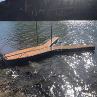 Pontons flottants Y personnalisés Drop Stitch Dock sec gonflable Élévateur de bateau gonflable Dock flottant