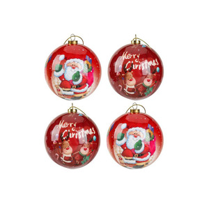Weihnachts kugel <span class=keywords><strong>Set</strong></span> 8cm Styropor Aufkleber Schaum Ball Weihnachts baum Dekoration Home Holiday Layout - Product Image 1
