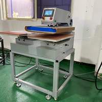 Nouvelle presse à chaud pneumatique automatique MJ 40x60cm à double station avec ouverture et glissement automatiques pour une efficacité élevée