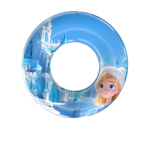 Dessin animé <span class=keywords><strong>neige</strong></span> princesse thème PVC <span class=keywords><strong>gonflable</strong></span> anneau de bain <span class=keywords><strong>bouée</strong></span> pour adultes enfants Floatie <span class=keywords><strong>gonflable</strong></span> natation flotteur Tube pour enfant - Product Image 1