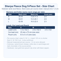 Harnais, collier, laisse et sac à déjections pour chien en polaire et cuir, ensemble réglable, motif écossais, ceinture de sécurité pour chien, laisse pour chien, accessoires hivernaux confortables pour chien S-L