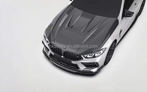 Divisor de Parachoques Delantero de Fibra de Carbono Estilo PAK para BMW Serie 8 F91 F92 F93 M8 Coupé Sedán 2019-2023, Alerón Delantero - Product Image 5