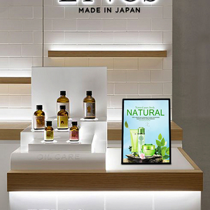 Khung nhôm LED Backlit hộp Đèn A4 hình chữ nhật quảng cáo trong nhà hiển thị hình chữ nhật ngoài trời LED Backlit quảng cáo - Product Image 2