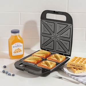 Winningstar Parrilla Doméstica Multifuncional para Asar Carne y Pan, Placa Triangular para Asar, Máquina para Hacer Sándwiches Calientes para el Desayuno - Product Image 2