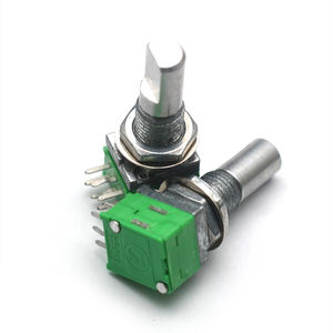 Potentiomètre double équilibré B50K à axe court M7-20MM vert pour <span class=keywords><strong>guitare</strong></span> électrique - Pièce de <span class=keywords><strong>guitare</strong></span> DIY - Product Image 6