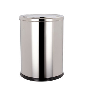 Hotel Room Stainless Steel Trash Can <strong>Bedroom</strong> Storage Bucket Rust-Proof Rubbish <strong>Bin</strong> for Waste Management - Product Image 6