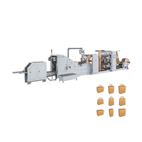 Machine automatique à faible coût pour la fabrication de sacs en papier kraft, 400 pièces/min, avec interface tactile, pour sacs de courses en papier, Wenzhou
