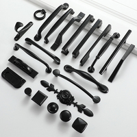 Maçanetas para armário, puxador preto, maçanetas para armário, cozinha, gaveta, puxador, alças de armário, maçanetas